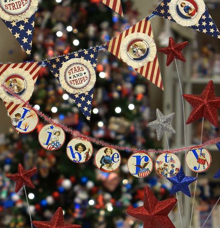 Patriotic Garlands & Picks