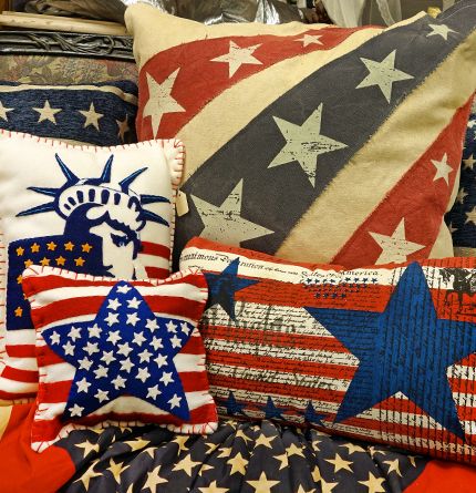 Patriotic Pillows, Runners, & Rugs